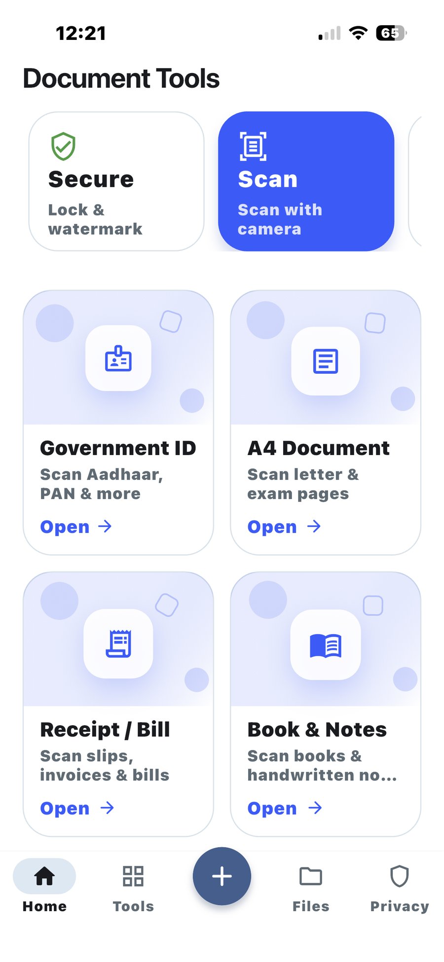 DocSetu scan tools